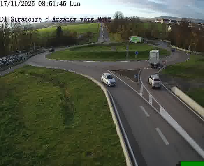 <h2>Webcam installée le long de D1 (France) à Argancy, pointée vers Metz, utile pour suivre précisément les conditions de trafic.</h2>