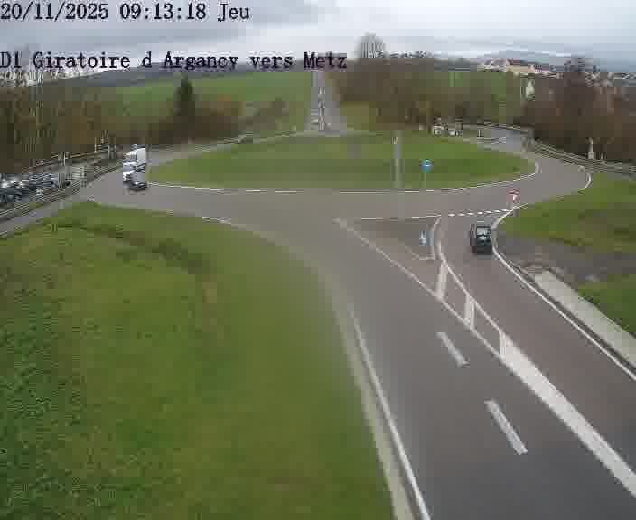 <h2>Webcam installée le long de D1 (France) à Argancy, pointée vers Metz, utile pour suivre précisément les conditions de trafic.</h2>