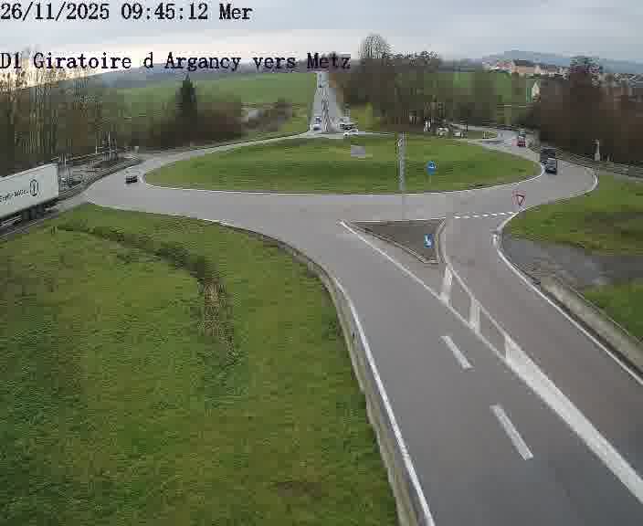 <h2>Webcam installée le long de D1 (France) à Argancy, pointée vers Metz, utile pour suivre précisément les conditions de trafic.</h2>