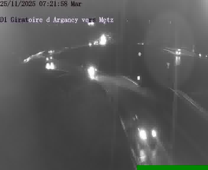 <h2>Webcam installée le long de D1 (France) à Argancy, pointée vers Metz, utile pour suivre précisément les conditions de trafic.</h2>