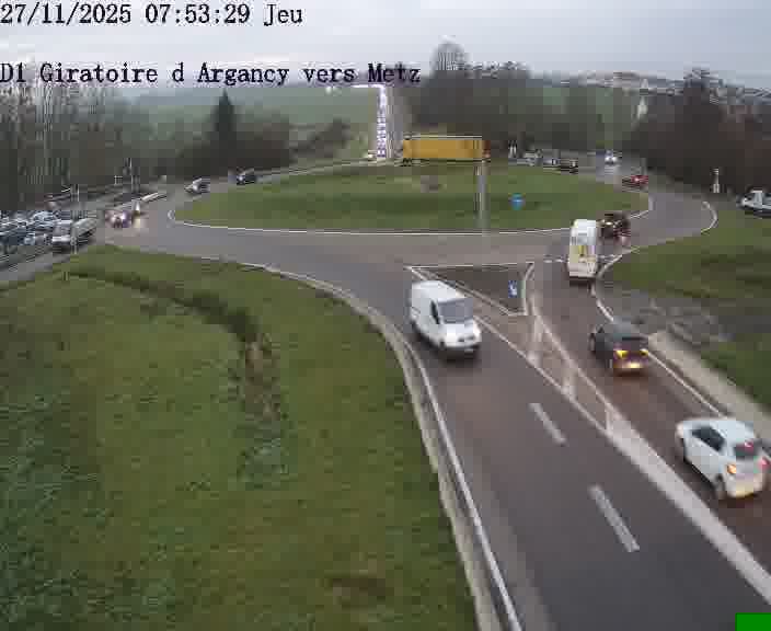 <h2>Webcam installée le long de D1 (France) à Argancy, pointée vers Metz, utile pour suivre précisément les conditions de trafic.</h2>
