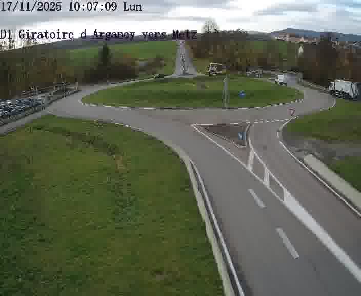 <h2>Webcam installée le long de D1 (France) à Argancy, pointée vers Metz, utile pour suivre précisément les conditions de trafic.</h2>
