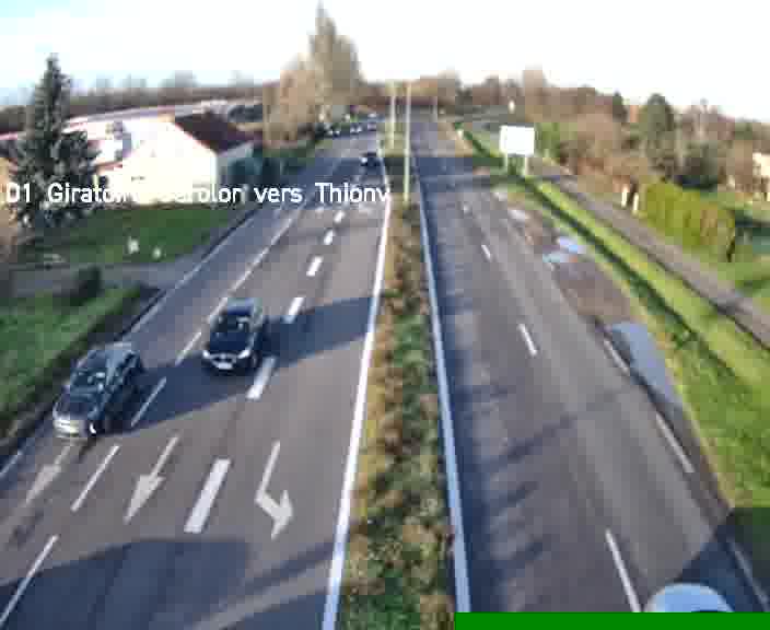 <h2>Webcam de surveillance sur D1 (France) à Ennery, cadrée vers Thionville, proposant une information routière utile aux déplacements quotidiens.</h2>