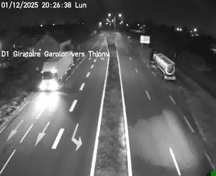 <h2>Webcam de surveillance sur D1 (France) à Ennery, cadrée vers Thionville, proposant une information routière utile aux déplacements quotidiens.</h2>