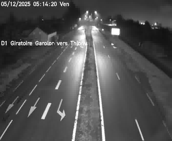 <h2>Webcam de surveillance sur D1 (France) à Ennery, cadrée vers Thionville, proposant une information routière utile aux déplacements quotidiens.</h2>