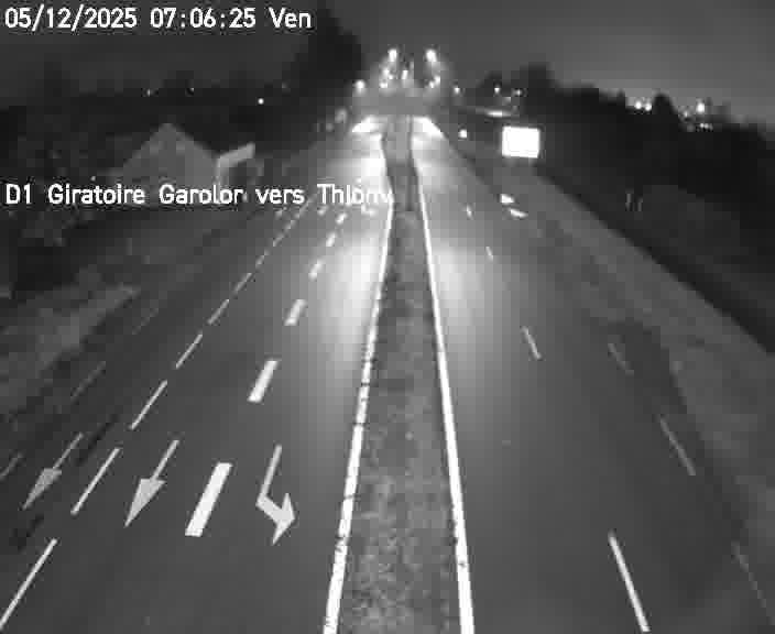 <h2>Webcam de surveillance sur D1 (France) à Ennery, cadrée vers Thionville, proposant une information routière utile aux déplacements quotidiens.</h2>