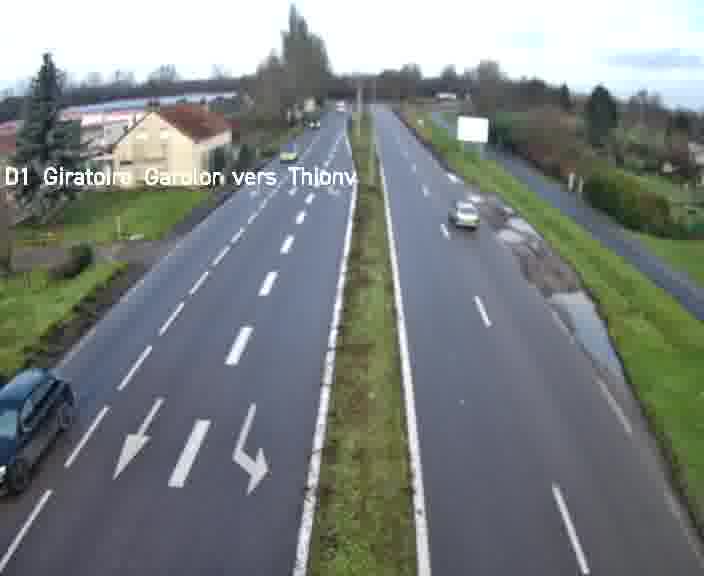 <h2>Webcam de surveillance sur D1 (France) à Ennery, cadrée vers Thionville, proposant une information routière utile aux déplacements quotidiens.</h2>