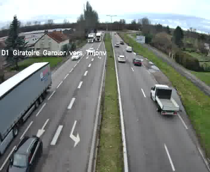 <h2>Webcam de surveillance sur D1 (France) à Ennery, cadrée vers Thionville, proposant une information routière utile aux déplacements quotidiens.</h2>