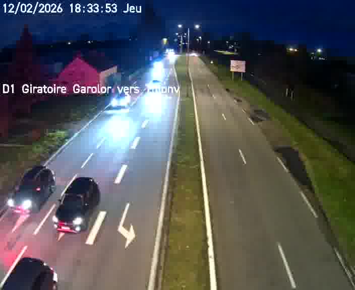 <h2>Webcam de surveillance sur D1 (France) à Ennery, cadrée vers Thionville, proposant une information routière utile aux déplacements quotidiens.</h2>