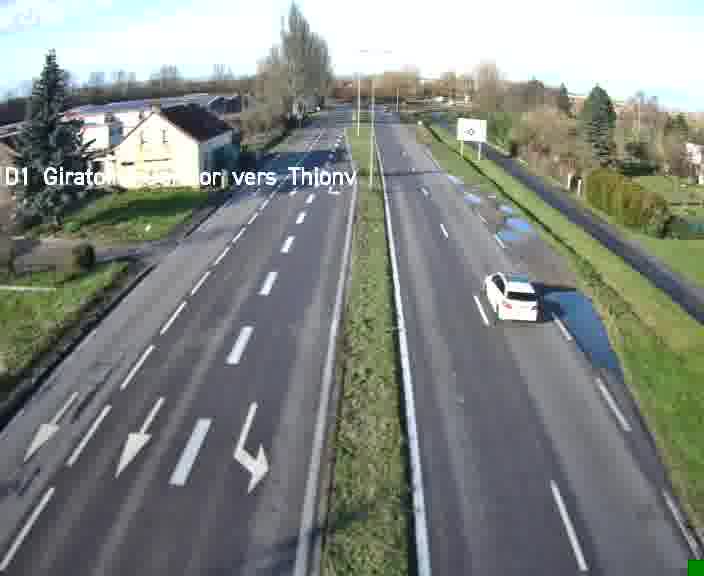 <h2>Webcam de surveillance sur D1 (France) à Ennery, cadrée vers Thionville, proposant une information routière utile aux déplacements quotidiens.</h2>