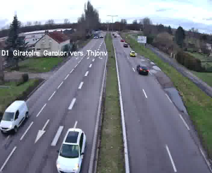 <h2>Webcam de surveillance sur D1 (France) à Ennery, cadrée vers Thionville, proposant une information routière utile aux déplacements quotidiens.</h2>