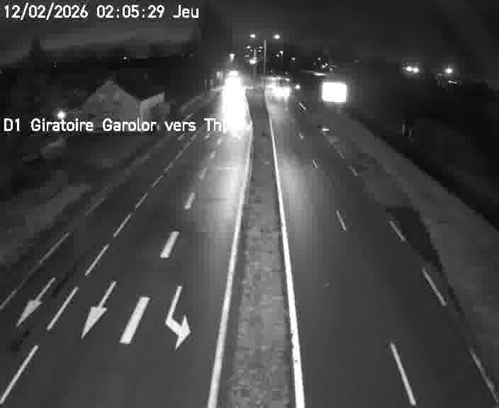 <h2>Webcam de surveillance sur D1 (France) à Ennery, cadrée vers Thionville, proposant une information routière utile aux déplacements quotidiens.</h2>