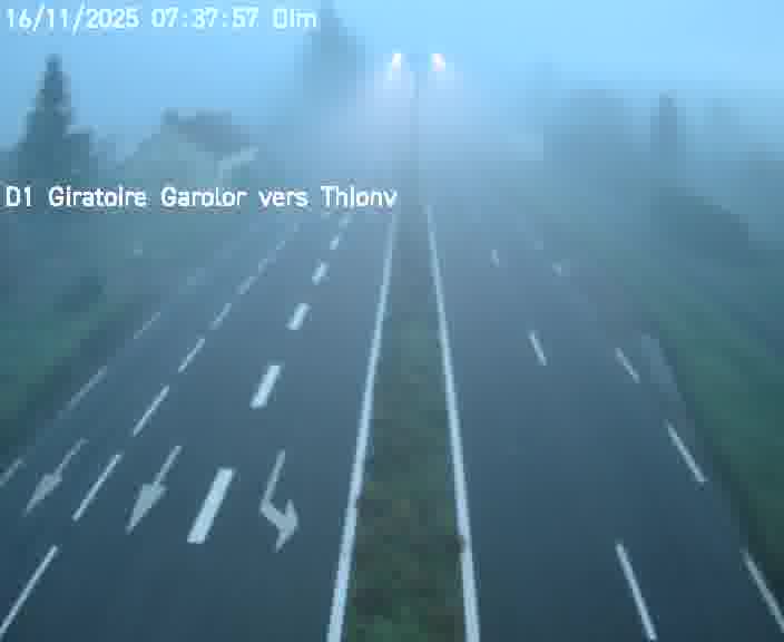 <h2>Webcam de surveillance sur D1 (France) à Ennery, cadrée vers Thionville, proposant une information routière utile aux déplacements quotidiens.</h2>