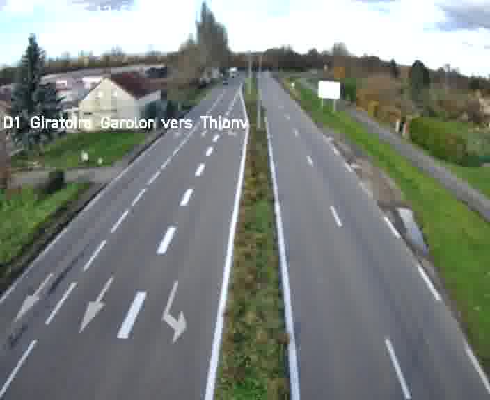 <h2>Webcam de surveillance sur D1 (France) à Ennery, cadrée vers Thionville, proposant une information routière utile aux déplacements quotidiens.</h2>