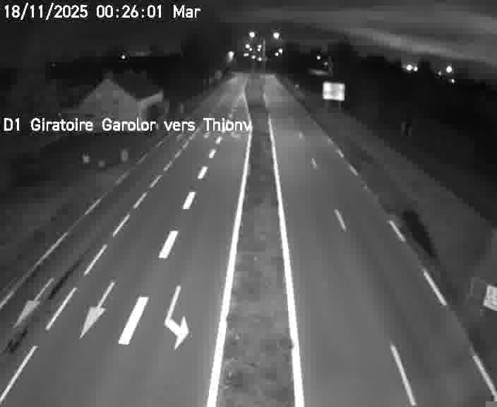 <h2>Webcam de surveillance sur D1 (France) à Ennery, cadrée vers Thionville, proposant une information routière utile aux déplacements quotidiens.</h2>