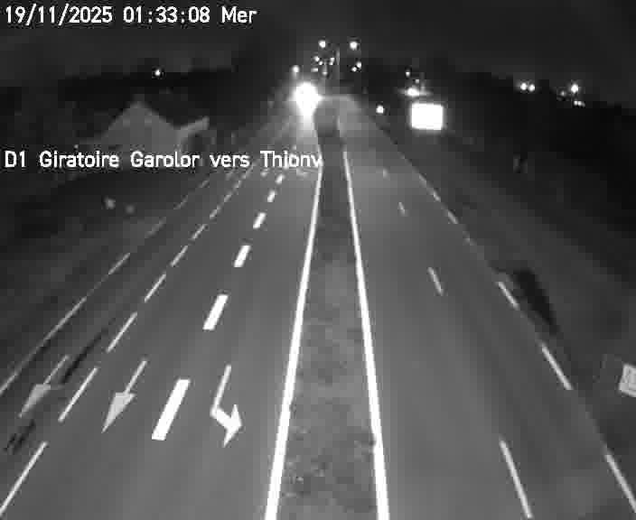 <h2>Webcam de surveillance sur D1 (France) à Ennery, cadrée vers Thionville, proposant une information routière utile aux déplacements quotidiens.</h2>