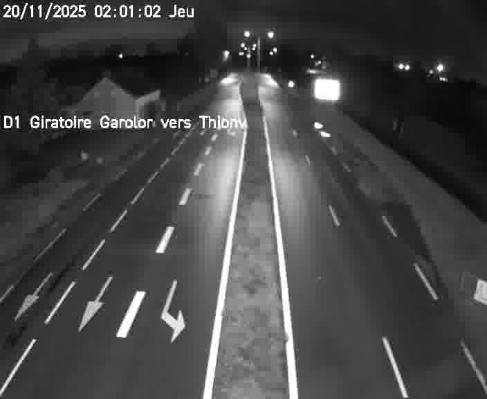 <h2>Webcam de surveillance sur D1 (France) à Ennery, cadrée vers Thionville, proposant une information routière utile aux déplacements quotidiens.</h2>