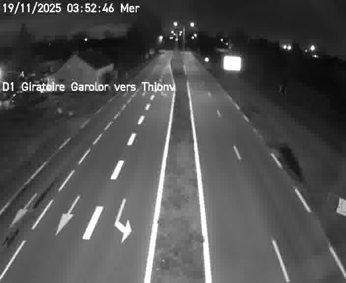 <h2>Webcam de surveillance sur D1 (France) à Ennery, cadrée vers Thionville, proposant une information routière utile aux déplacements quotidiens.</h2>