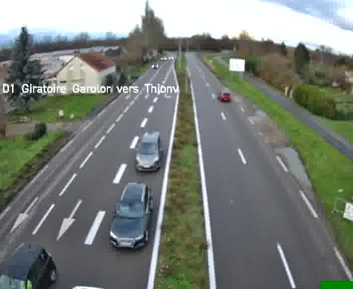 <h2>Webcam de surveillance sur D1 (France) à Ennery, cadrée vers Thionville, proposant une information routière utile aux déplacements quotidiens.</h2>