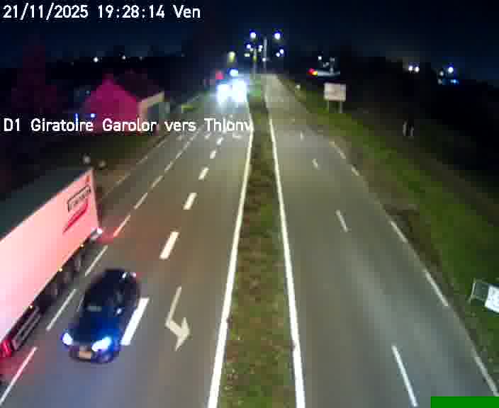 <h2>Webcam de surveillance sur D1 (France) à Ennery, cadrée vers Thionville, proposant une information routière utile aux déplacements quotidiens.</h2>