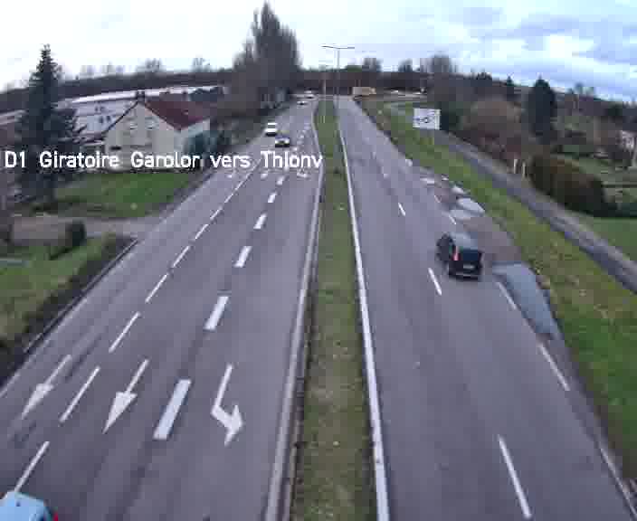 <h2>Webcam de surveillance sur D1 (France) à Ennery, cadrée vers Thionville, proposant une information routière utile aux déplacements quotidiens.</h2>