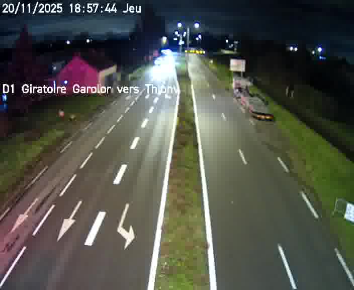 <h2>Webcam de surveillance sur D1 (France) à Ennery, cadrée vers Thionville, proposant une information routière utile aux déplacements quotidiens.</h2>