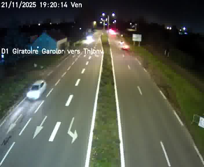 <h2>Webcam de surveillance sur D1 (France) à Ennery, cadrée vers Thionville, proposant une information routière utile aux déplacements quotidiens.</h2>