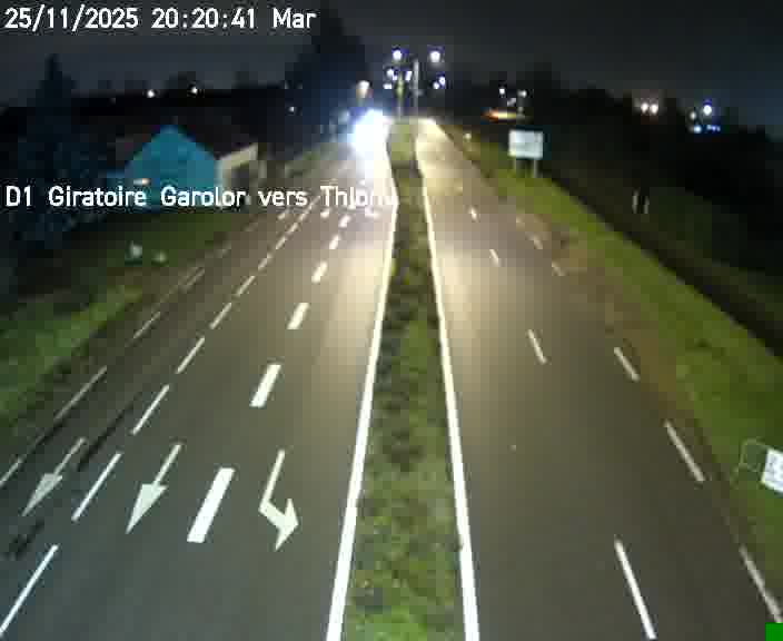 <h2>Webcam de surveillance sur D1 (France) à Ennery, cadrée vers Thionville, proposant une information routière utile aux déplacements quotidiens.</h2>