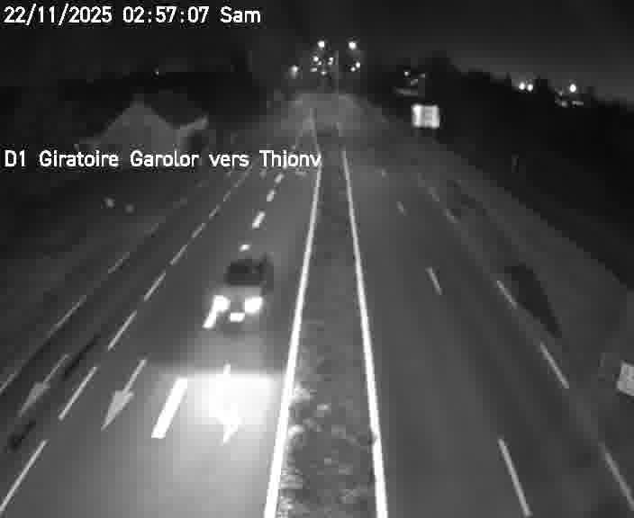 <h2>Webcam de surveillance sur D1 (France) à Ennery, cadrée vers Thionville, proposant une information routière utile aux déplacements quotidiens.</h2>