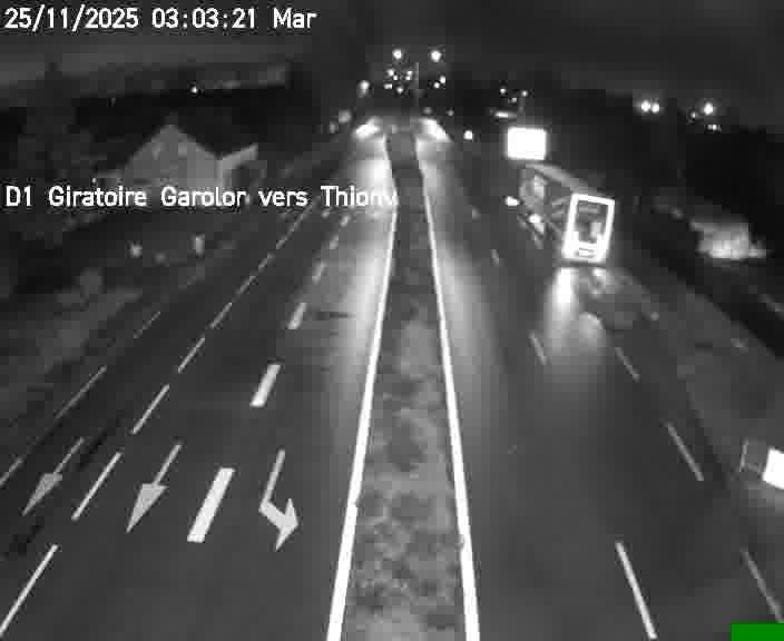 <h2>Webcam de surveillance sur D1 (France) à Ennery, cadrée vers Thionville, proposant une information routière utile aux déplacements quotidiens.</h2>