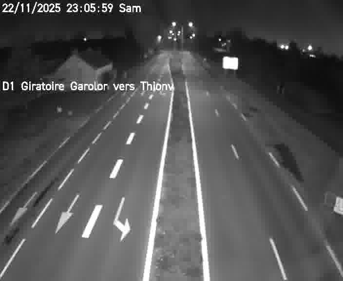 <h2>Webcam de surveillance sur D1 (France) à Ennery, cadrée vers Thionville, proposant une information routière utile aux déplacements quotidiens.</h2>
