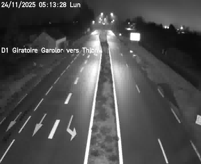 <h2>Webcam de surveillance sur D1 (France) à Ennery, cadrée vers Thionville, proposant une information routière utile aux déplacements quotidiens.</h2>