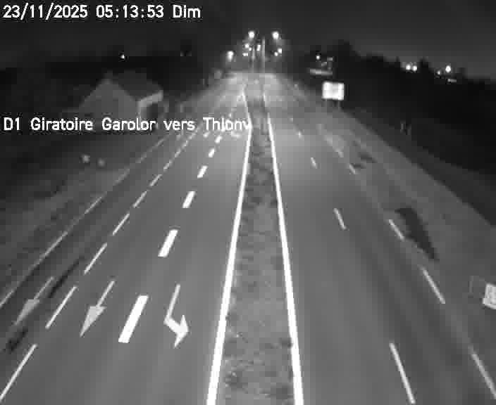 <h2>Webcam de surveillance sur D1 (France) à Ennery, cadrée vers Thionville, proposant une information routière utile aux déplacements quotidiens.</h2>