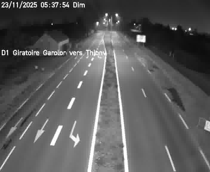 <h2>Webcam de surveillance sur D1 (France) à Ennery, cadrée vers Thionville, proposant une information routière utile aux déplacements quotidiens.</h2>