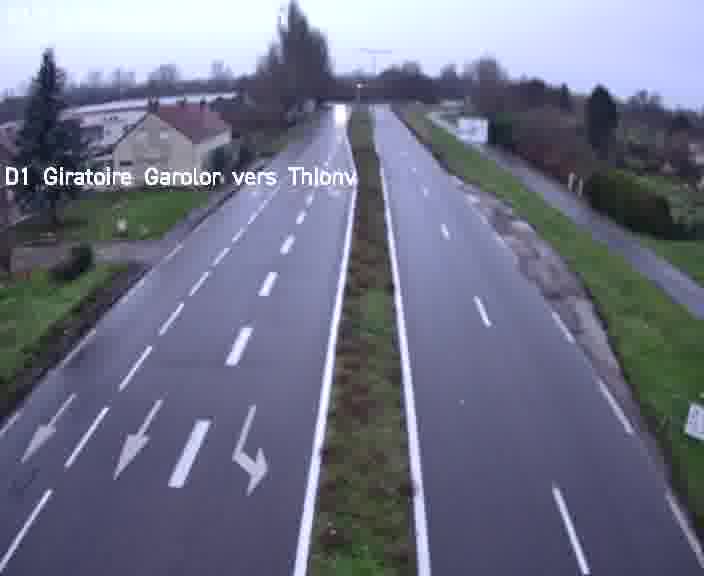 <h2>Webcam de surveillance sur D1 (France) à Ennery, cadrée vers Thionville, proposant une information routière utile aux déplacements quotidiens.</h2>