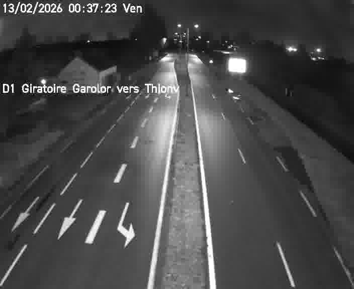 <h2>Webcam de surveillance sur D1 (France) à Ennery, cadrée vers Thionville, proposant une information routière utile aux déplacements quotidiens.</h2>