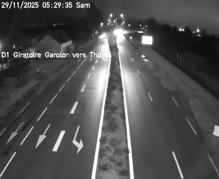 <h2>Webcam de surveillance sur D1 (France) à Ennery, cadrée vers Thionville, proposant une information routière utile aux déplacements quotidiens.</h2>