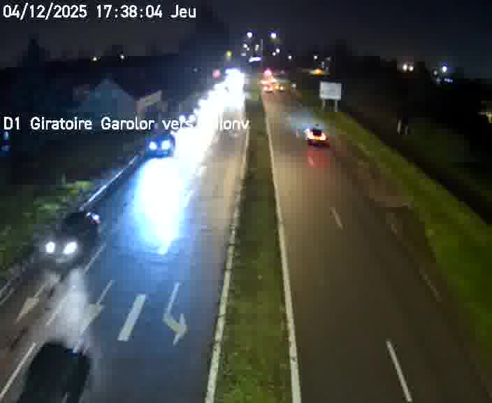 <h2>Webcam de surveillance sur D1 (France) à Ennery, cadrée vers Thionville, proposant une information routière utile aux déplacements quotidiens.</h2>
