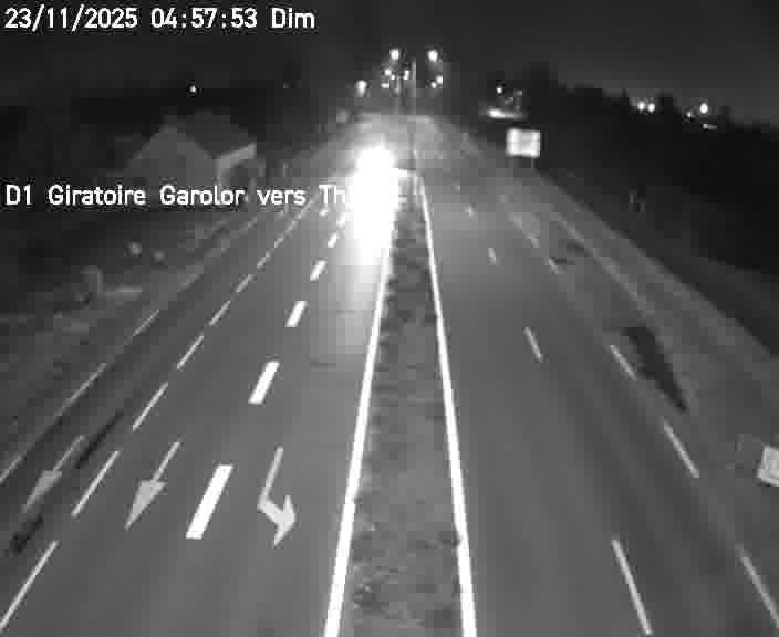 <h2>Webcam de surveillance sur D1 (France) à Ennery, cadrée vers Thionville, proposant une information routière utile aux déplacements quotidiens.</h2>