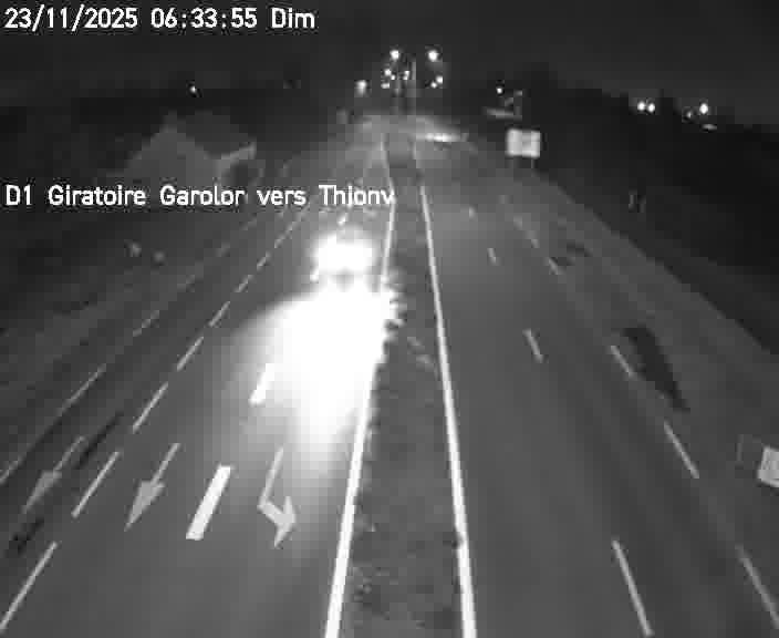 <h2>Webcam de surveillance sur D1 (France) à Ennery, cadrée vers Thionville, proposant une information routière utile aux déplacements quotidiens.</h2>