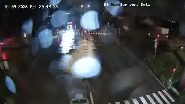 Webcam installée le long de D1 (France) à Ennery, pointée vers Metz, utile pour suivre précisément les conditions de trafic.