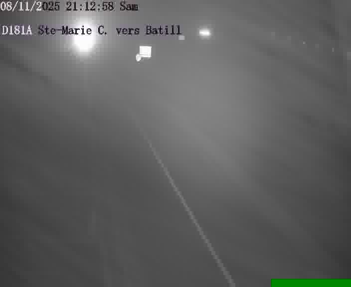 Dispositif d’observation sur D181a (France) à Sainte Marie aux Chênes, en direction de Batilly, offrant une visualisation fiable des conditions de circulation.