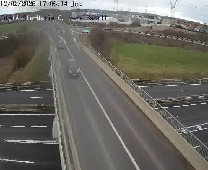 <h2>Dispositif d’observation sur D181a (France) à Sainte Marie aux Chênes, en direction de Batilly, offrant une visualisation fiable des conditions de circulation.</h2>