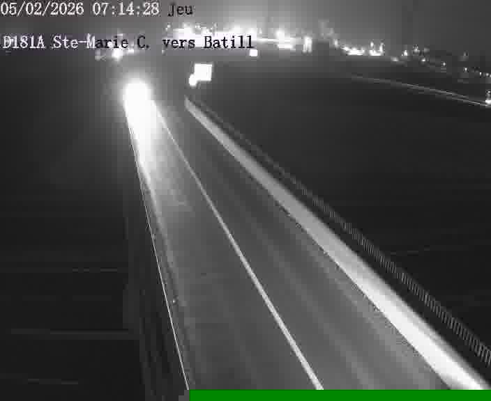 <h2>Dispositif d’observation sur D181a (France) à Sainte Marie aux Chênes, en direction de Batilly, offrant une visualisation fiable des conditions de circulation.</h2>