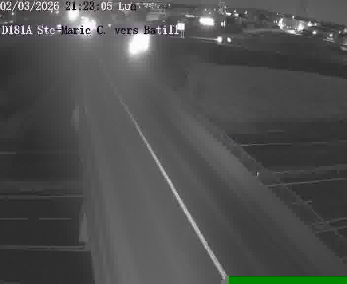 Dispositif d’observation sur D181a (France) à Sainte Marie aux Chênes, en direction de Batilly, offrant une visualisation fiable des conditions de circulation.
