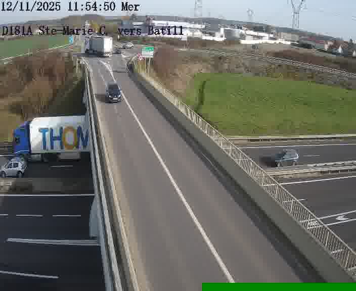 <h2>Dispositif d’observation sur D181a (France) à Sainte Marie aux Chênes, en direction de Batilly, offrant une visualisation fiable des conditions de circulation.</h2>