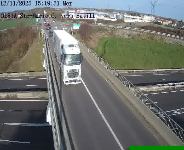 <h2>Dispositif d’observation sur D181a (France) à Sainte Marie aux Chênes, en direction de Batilly, offrant une visualisation fiable des conditions de circulation.</h2>