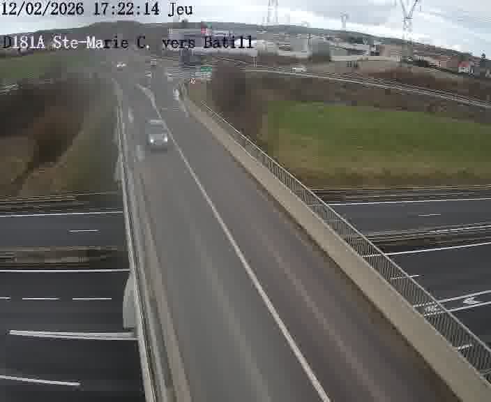<h2>Dispositif d’observation sur D181a (France) à Sainte Marie aux Chênes, en direction de Batilly, offrant une visualisation fiable des conditions de circulation.</h2>