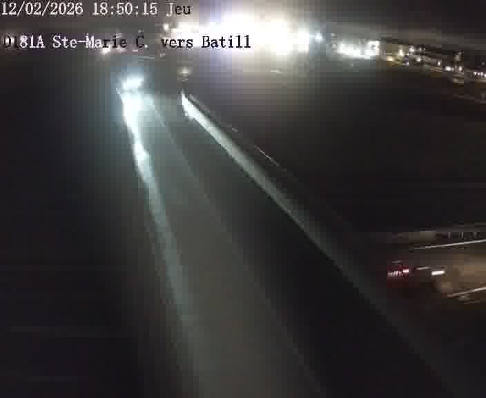 Dispositif d’observation sur D181a (France) à Sainte Marie aux Chênes, en direction de Batilly, offrant une visualisation fiable des conditions de circulation.