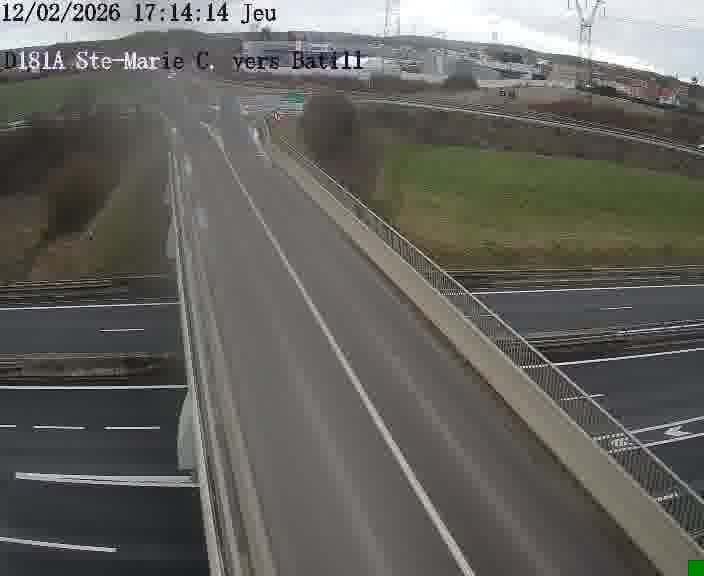 <h2>Dispositif d’observation sur D181a (France) à Sainte Marie aux Chênes, en direction de Batilly, offrant une visualisation fiable des conditions de circulation.</h2>